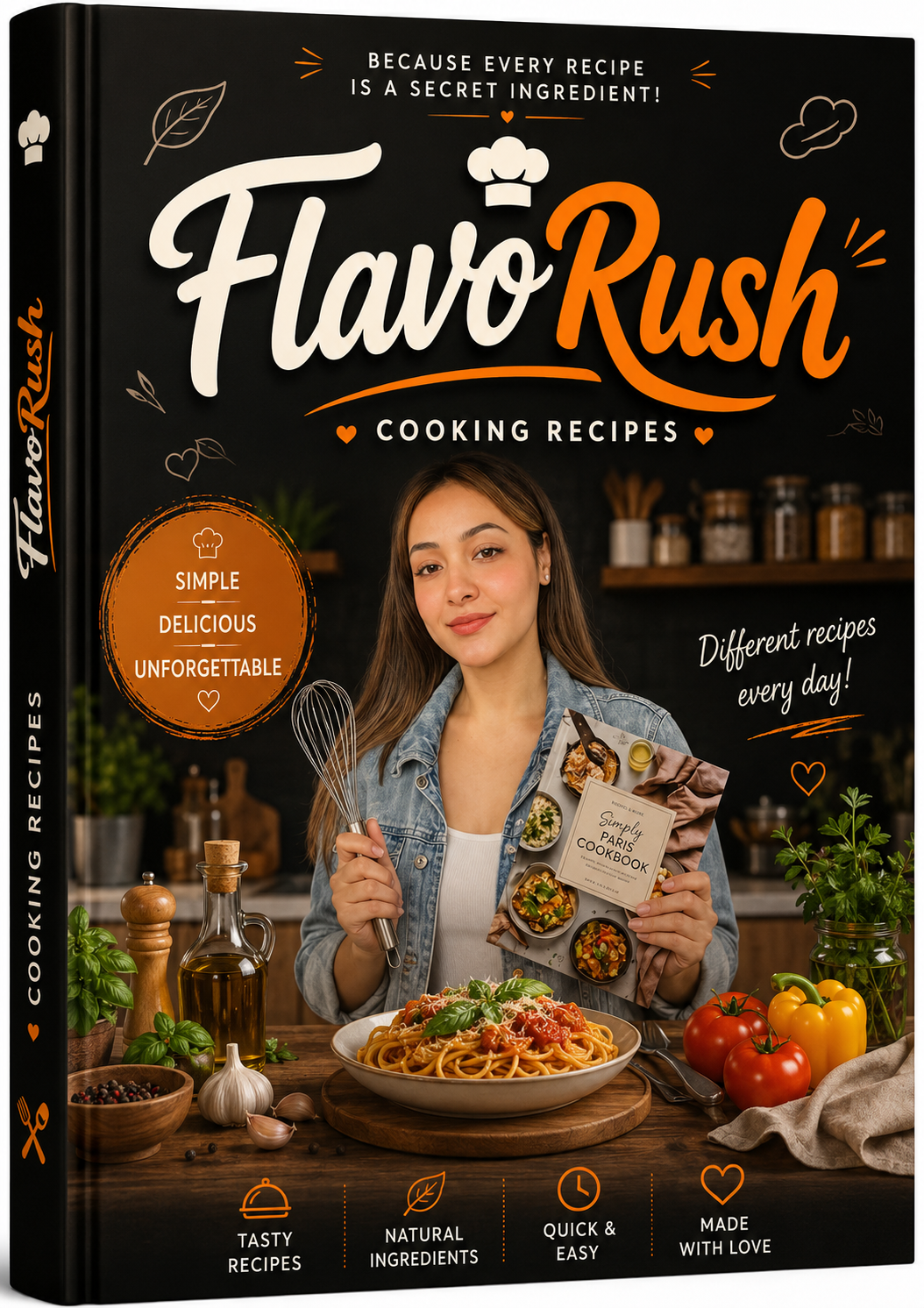 FlavoRush cooking recipes digital cookbook cover